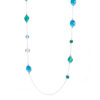 INIZI Azzura Stunning Long Necklace with Murano Beads