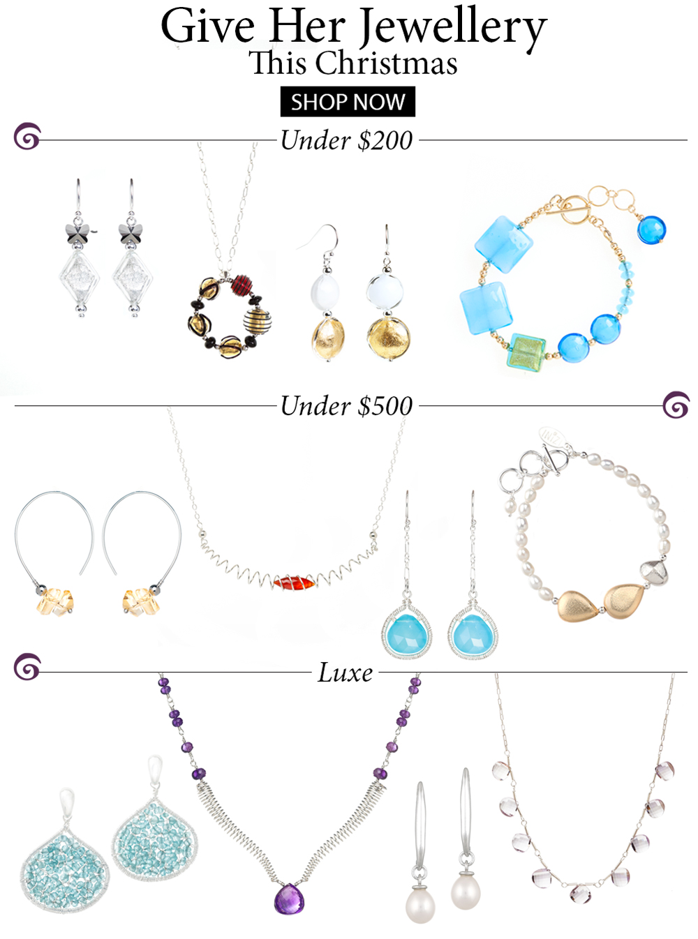 INIZI jewellery pieces that suit your budget