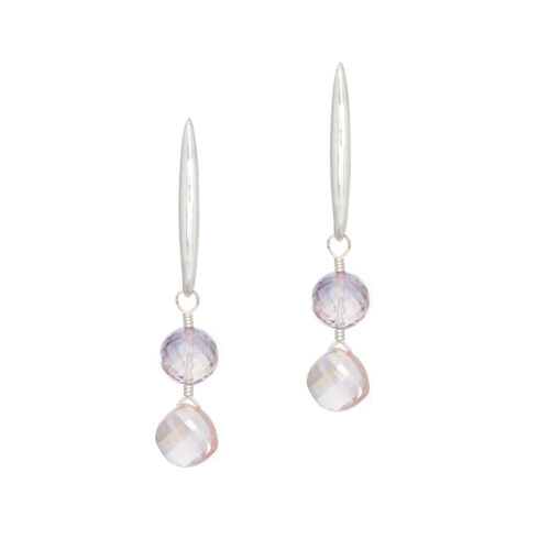 Ametrine Drop Post Earrings BY INIZI