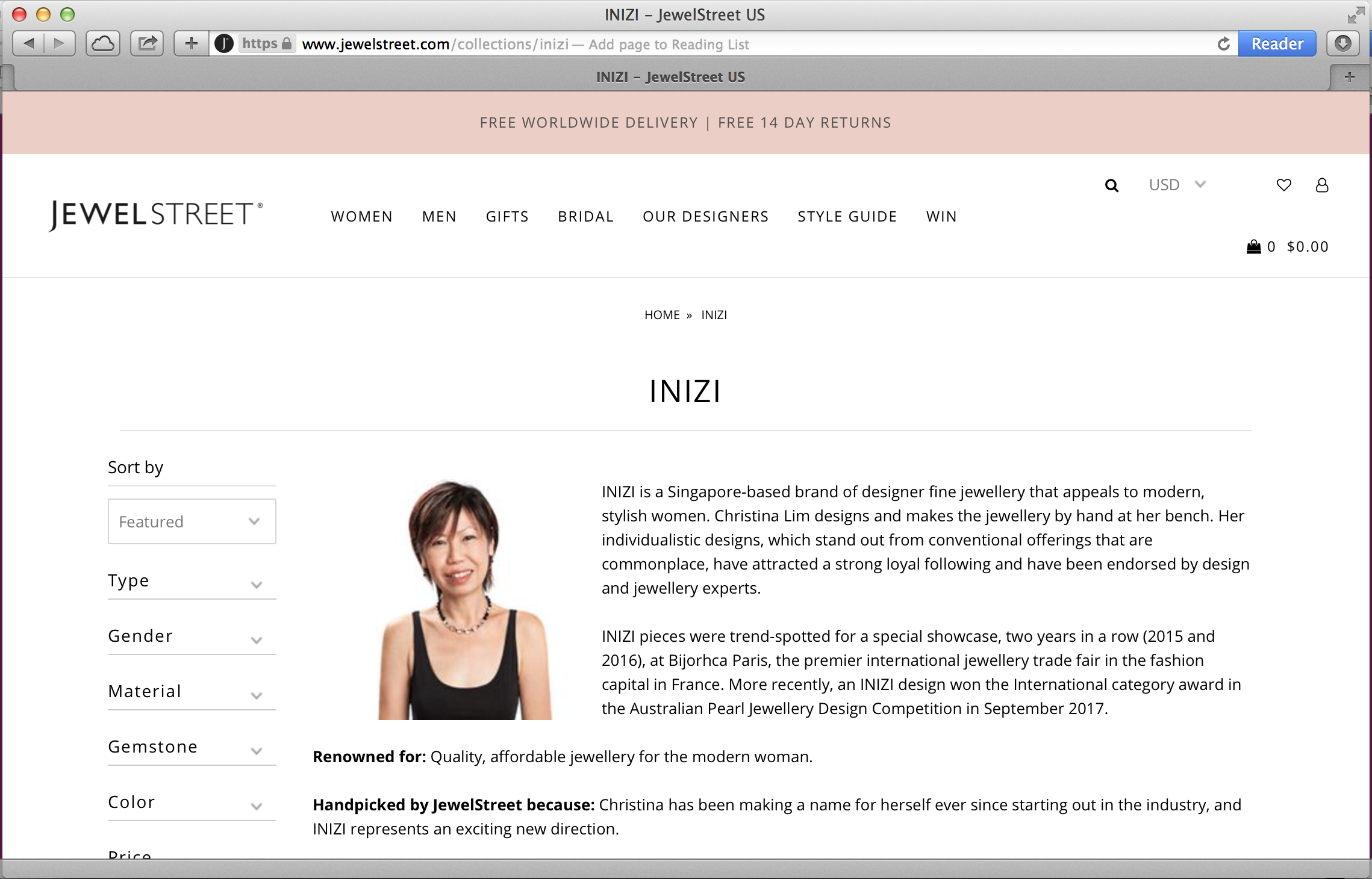 INIZI Handpicked by JewelStreet