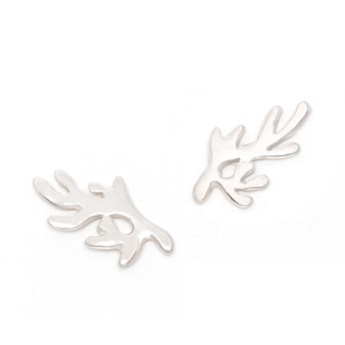 Meri Coral Branch Post Earrings by INIZI