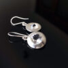 Crystal Clear Quartz Earrings by INIZI
