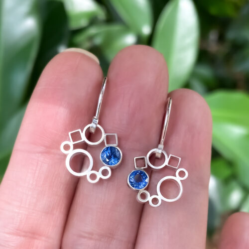 When squares meet, circles form. A different energy takes place. Squares and circles may be just shapes. In my mind, they are symbols of life. – Christina Lim, INIZI Jewellery Artist